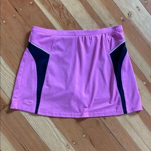 Bolle Pink Black Athletic Skirt Built in Shorts Tennis Skirt Small